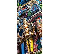 PeelitStickit Hindu Temple, Wallpaper Design, Wall Mural ID-023, vinyl
