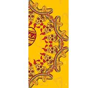 PeelitStickit ID-005 60 Width x 130 cm Height Skull with Flowers Wallpaper Design Vinyl Wall Mural