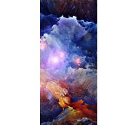 PeelitStickit Sky and Stars Art Wallpaper Design, Wall Mural ID-001, vinyl