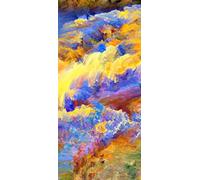 PeelitStickit Sky and Stars Art Wallpaper Design, Wall Mural ID-016, vinyl
