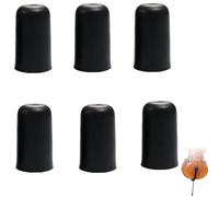 Peenbbop Cello Endpin Stopper, Black, 6Pcs