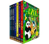 Peep Inside Series 7 Books Collection Set by Little Tiger ( At the Zoo, At Night, On the Farm, On a Building Site, Goodnight Farm, Goodnight Forest & Goodnight Ocean)