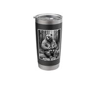 Peepaw Bear Woods with Cubs Cute Appreciation Stainless Steel Insulated Tumbler