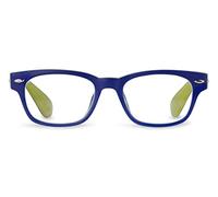 Peepers by PeeperSpecs Bellissima Blue Light Blocking Reading Glasses, Navy/Green,+ 2.00, Navy/Green, 49