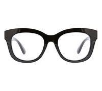Peepers by PeeperSpecs Women's Center Stage Blue Light Blocking Reading Glasses and No Correction Eyewear, Black, 51