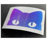 Peeping Cat Opal Glow in The Dark Light Switch Surround Sticker