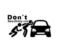 Peeping Tom, Don't Look At My Car, Eat One Of My Secret Auto Parts Car Stickers(Black,15X7.8CM)