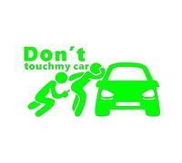 Peeping Tom, Don't Look At My Car, Eat One Of My Secret Auto Parts Car Stickers(Green,15X7.8CM)