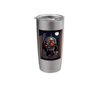 Peeping Tom Robot Stainless Steel Insulated Tumbler