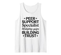Peer Coach Building Trust, Peer Support Specialist Tank Top
