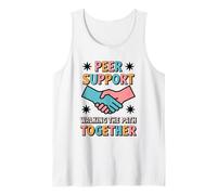 Peer Coach Walking Path Together, Peer Support Specialist Tank Top