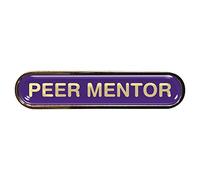 Peer Mentor Purple School Bar Badge