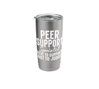 Peer Support Specialist Here to Support Peer Specialist Stainless Steel Insulated Tumbler