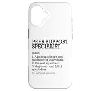 Peer Support Specialist Job Definition Personalized Funny Case for iPhone 16