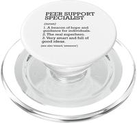 Peer Support Specialist Job Definition Personalized Funny PopSockets PopGrip for MagSafe