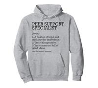 Peer Support Specialist Job Definition Personalized Funny Pullover Hoodie