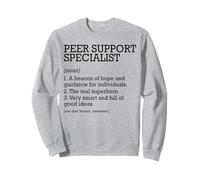 Peer Support Specialist Job Definition Personalized Funny Sweatshirt