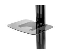 Peerless ACC-GS1 multimedia cart accessory Black Tempered glass Shelf