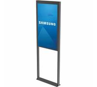 Peerless-AV® Floor Window Display Mount - DS-OM55ND-FLOOR for Samsung OM55ND