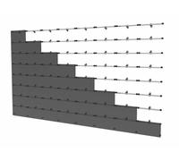 Peerless DS-LEDUNV610-8x8 Black. Silver