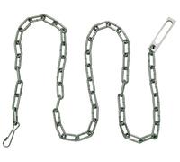 Peerless Handcuff Company Security Plated Chain with Oversize Pass-Through Link and Heavy Duty Snap at Either End (60-Inch)