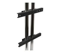 Peerless MOD-AWM2 Dual Pole Video Wall Mount for 46 to 90-Inch Displays - Black