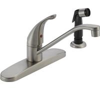 Peerless P115LF-SS Classic Single Handle Kitchen Faucet, Stainless by Delta Faucet