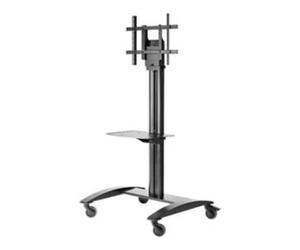 Peerless SR575M multimedia cart/stand Black Flat panel
