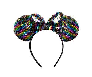 Peers Hardy Disney Minnie Mouse Multicoloured Rainbow Sequin Headband V700049L.PH,One Size