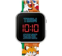 Sonic The Hedgehog Kids LED Orange Strap Digital Watch SNC4322M