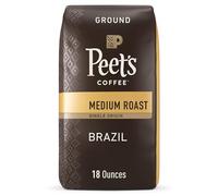 Peet's Brazil Single Origin Medium Roast Ground Coffee - 18oz