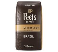 Peet's Brazil Single Origin Medium Roast Ground Coffee - 18oz