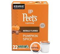 Peet's Coffee, Flavored Coffee Gifts K-Cup Pods for Keurig Brewers - Pumpkin Spice 22 Count (1 Box of 22 K-Cup Pods)