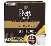 Peet's Coffee, Medium Roast K-Cup Coffee Pods for Keurig Coffee Machines - Off The Grid, 60 Count (6 Boxes of 10 K-Cup Pods)