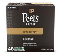 Peet's Coffee, Medium Roast Keurig K-Cup Pods, 100% Arabica Coffee - Big Bang 48 Count (1 Box of 48 Pods)