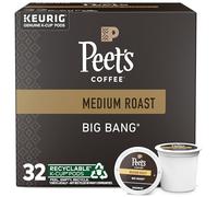 Peet's Coffee, Medium Roast Keurig K-Cup Pods - Big Bang, 32 Count (1 Box of 32 K-Cup Pods)