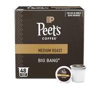 Peet's Coffee, Medium Roast Keurig K-Cup Pods - Big Bang 48 Count (1 Box of 48 K-Cup Pods)