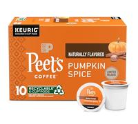 Peet's Coffee, Pumpkin Flavored - 10 K-Cup Pods for Keurig Brewers (1 Box of 10 K-Cup Pods)