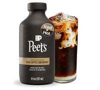 Peet's Coffee, Ultra Coffee Concentrate, Instant Hot, Cold Brew, or Iced Coffee - Espresso Forte, 8 Fluid Ounce Bottle (16 Servings)