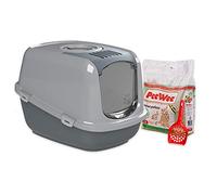 PeeWee EcoDome XXL Starter Pack - Anthracite/Grey - For Cat Owners