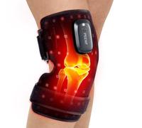 PEEWF Wireless Red Light Therapy to Relieve Knee Pain: Red Heating Pad 660 nm and Infrared 880 nm for Arthritis, Joint and Muscle Pain, Adjustable Fit, Ideal for Couples