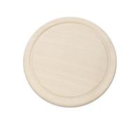 PEEWIT Wooden beech board ROUND 20cm with cutting groove for attachments