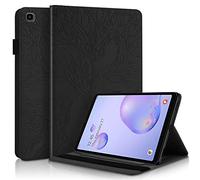 Pefcase Samsung Galaxy Tab A 8.0 2019 Case SM-T290 /T295 Premium PU Leather Flip Wallet Cover Folio Stand Case Shell with Pencil Holder Card Pockets for Galaxy Tab A 8.0 inch Tablet - Black