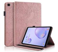 Pefcase Samsung Galaxy Tab A 8.4'' 2020 Case SM-T307 PU Leather Folio Stand Cover Lightweight Flip Wallet Case Shell with Pencil Holder Card Pocket for Galaxy Tab A 8.4 Tablet 2020 - Rose Gold