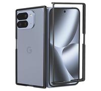 Pefimt for Google Pixel 10 Pro Fold Bumper Case Compatible with Pixelsnap, Metal Aluminum Frameless Fast Heat Dissipation, 4 Corner Shockproof Protection Phone Cover Case for Pixel 10 Pro Fold (Black)