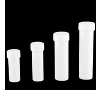PEFT Centrifuge Tube 1pc, High-Temp Resistant PTFE Test Tube with Screw Cap for Lab(Round-Bottomed*39 * 31.5 * 134mm)
