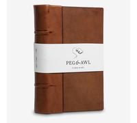 Peg and Awl : Harper : Hand Bound : Leather Tome : 7.38 x 5in : 150 Sheets : Brown