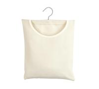 Peg Bag Clothespin Storage Bag Pegs for Washing Line with Bag Canvas Hanging Peg Bag with Rotating Hook Peg Basket for Laundry Indoor Outdoor (12.6 x 11inch White)