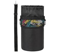 Peg Bag for Washing Line with Hanger, Weather-Resistant Peg Bag with Drawstring Closure and Shoulder Strap, Organise Your Washing Line Pegs and Clips, Ideal for Outdoor Laundry and Garden Use