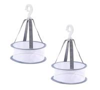 Peg Bags for Washing Line, 21x31cm Peg Basket for Washing Line,Lay Flat to Dry Mesh Clothes Hanger for Sweater Underwear Sock, Ideal for Laundry, Gardening, and Home Storage